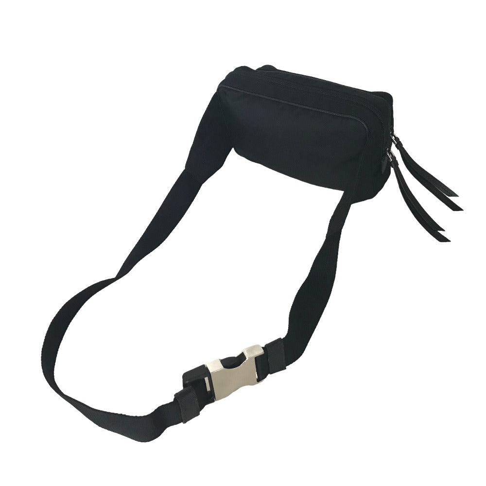 PRADA Sling bag 1BL010 Nylon black mens(Unisex) Used Authentic