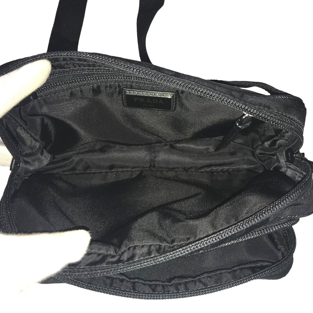 PRADA Sling bag 1BL010 Nylon black mens(Unisex) Used Authentic