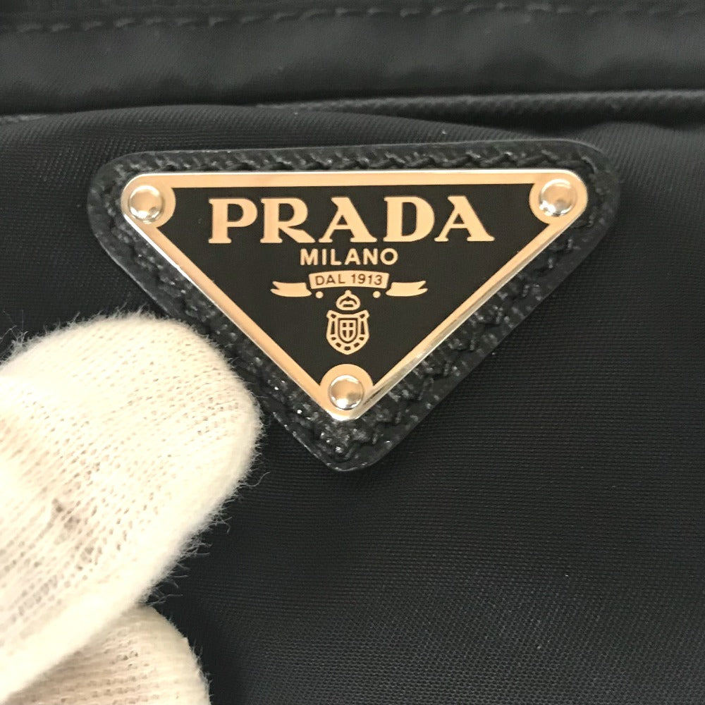 PRADA Sling bag 1BL010 Nylon black mens(Unisex) Used Authentic