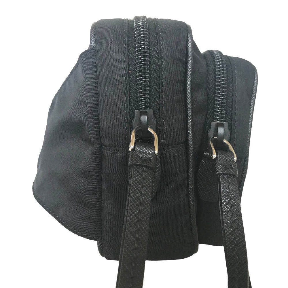 PRADA Sling bag 1BL010 Nylon black mens(Unisex) Used Authentic