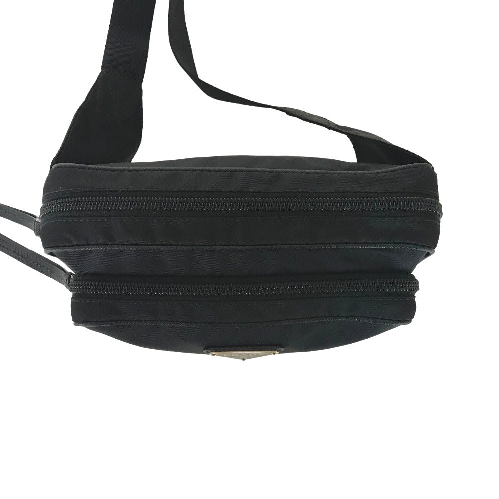 PRADA Sling bag 1BL010 Nylon black mens(Unisex) Used Authentic