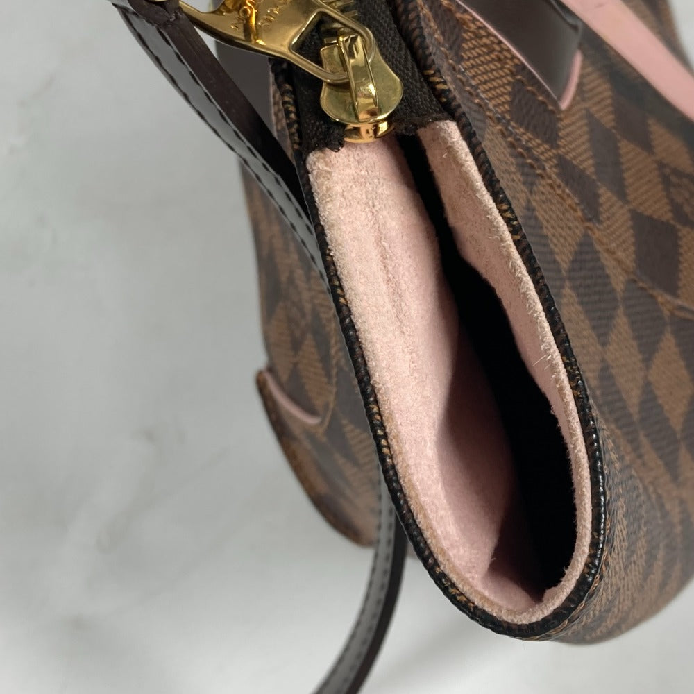 Louis Vuitton Damier Ebene Kaisa PM Handbag N41554 – Brown/Pink