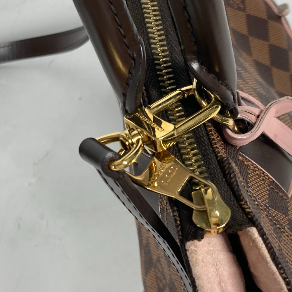 Louis Vuitton Damier Ebene Kaisa PM Handbag N41554 – Brown/Pink
