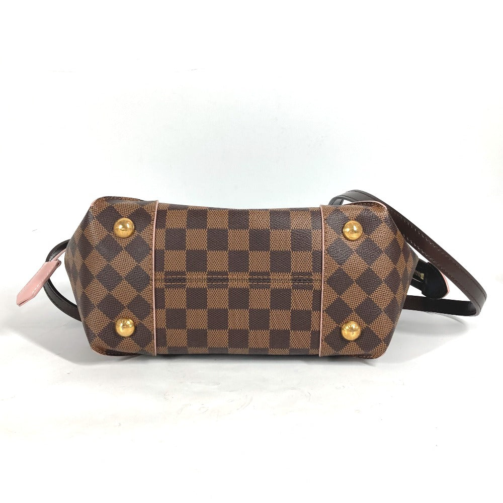 Louis Vuitton Damier Ebene Kaisa PM Handbag N41554 – Brown/Pink