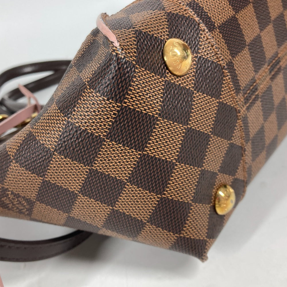 Louis Vuitton Damier Ebene Kaisa PM Handbag N41554 – Brown/Pink